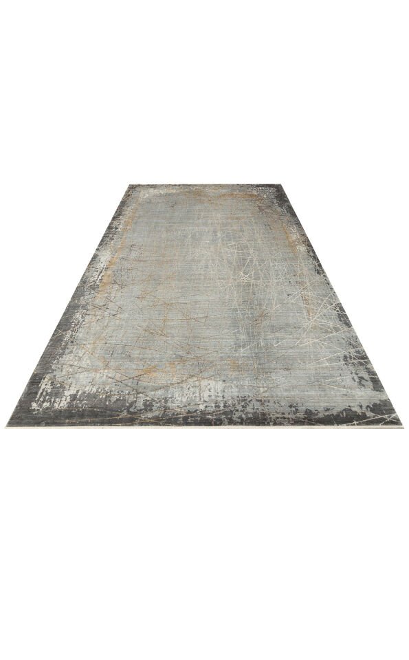 MHL 09 GREY GOLD Klasik Desenli Yüksek Kalite Sık Dokuma Salon Halısı