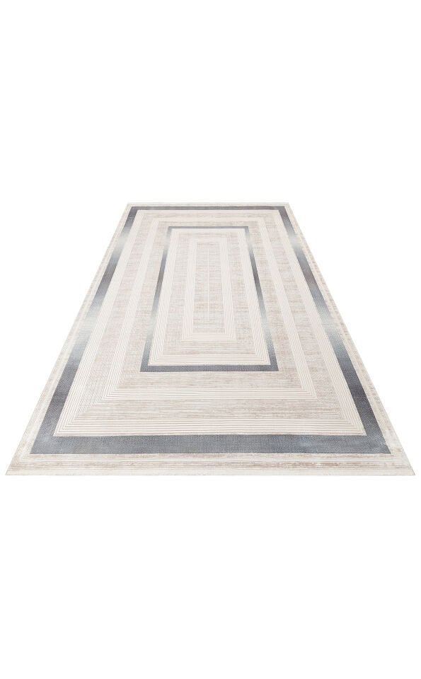 MHL 13 CREAM BLUE Klasik Desenli Yüksek Kalite Sık Dokuma Salon Halısı