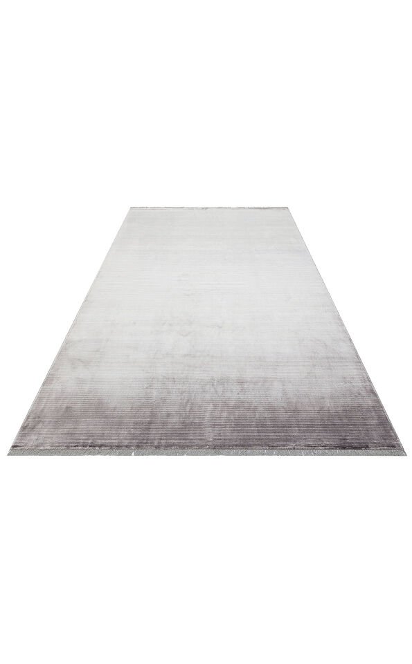 NAP 01 ANTRASIT Sade Desenli Modern Sık Dokuma Makine Halısı