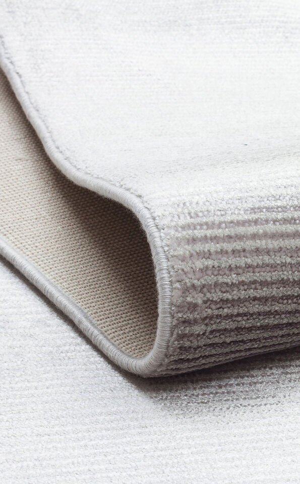 NAP 01 GREY Sade Desenli Modern Sık Dokuma Makine Halısı