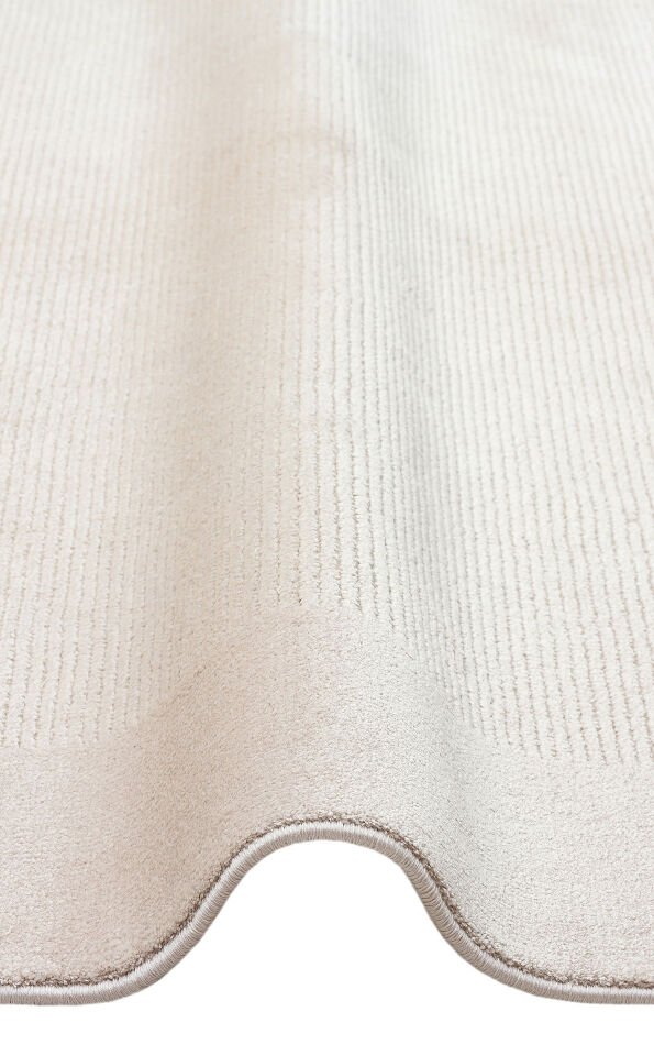 NAP 02 BEIGE Sade Desenli Modern Sık Dokuma Makine Halısı