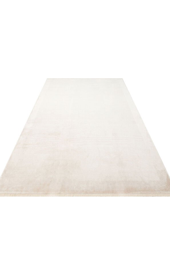 NAP 02 BEIGE Sade Desenli Modern Sık Dokuma Makine Halısı