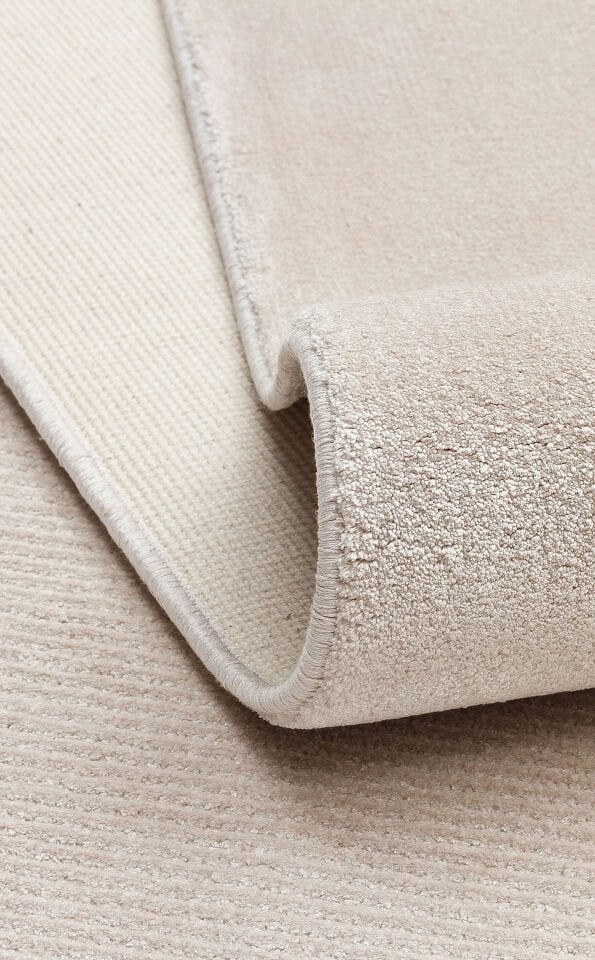 NAP 02 BEIGE Sade Desenli Modern Sık Dokuma Makine Halısı