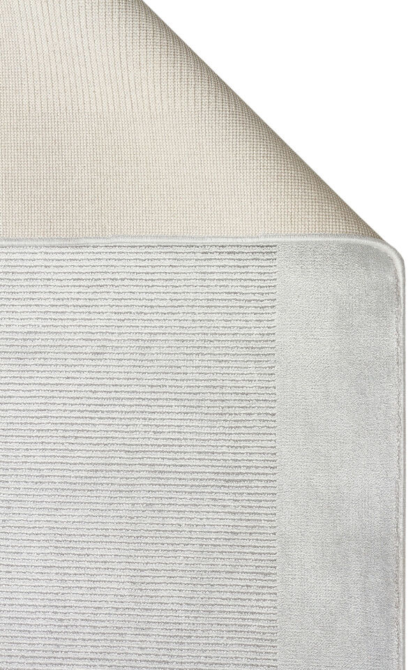 NAP 02 GREY Sade Desenli Modern Sık Dokuma Makine Halısı