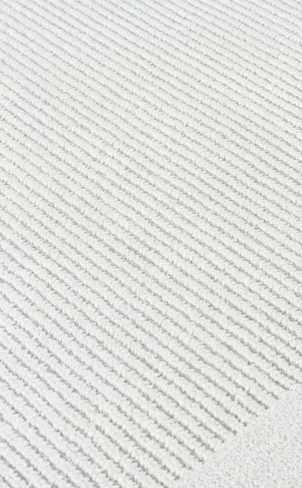 NAP 02 GREY Sade Desenli Modern Sık Dokuma Makine Halısı