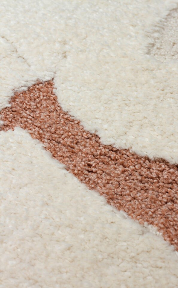 PCL 01 CREAM MULTY Pastel Renkli Hav ve Toz Vermeyen Çocuk Halısı