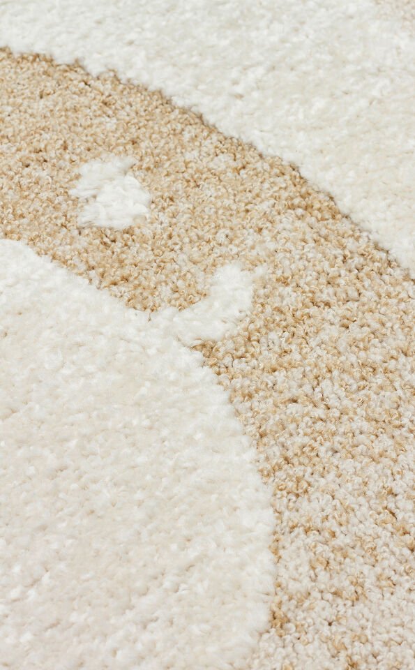PCL 06 CREAM MULTY Pastel Renkli Hav ve Toz Vermeyen Çocuk Halısı